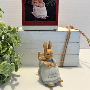 1996 Hallmark Keepsake Ornament Beatrix Potter “Baby’s First Christmas”